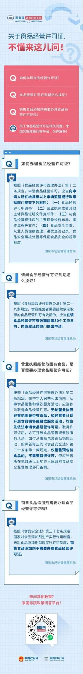 如何办理食品经营许可证？相关问答来这看 